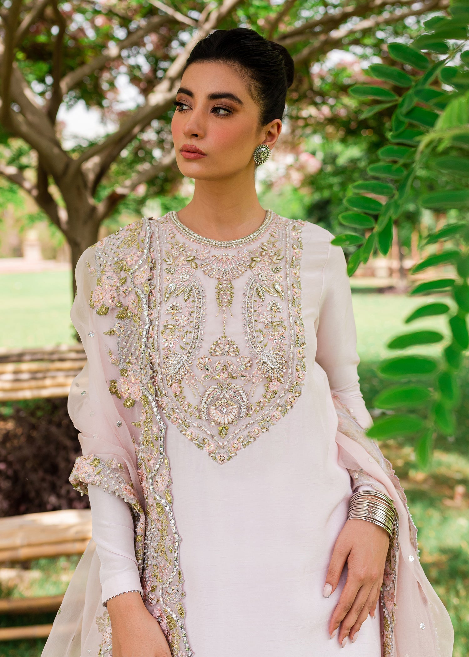 Sadaf Fawad Khan | Zinnia Festive Formals | Mehr by Designer Sadaf Fawad Khan - House of Maryam - Pakistani Designer Ethnic Wear in {{ shop.shopifyCountryName }}