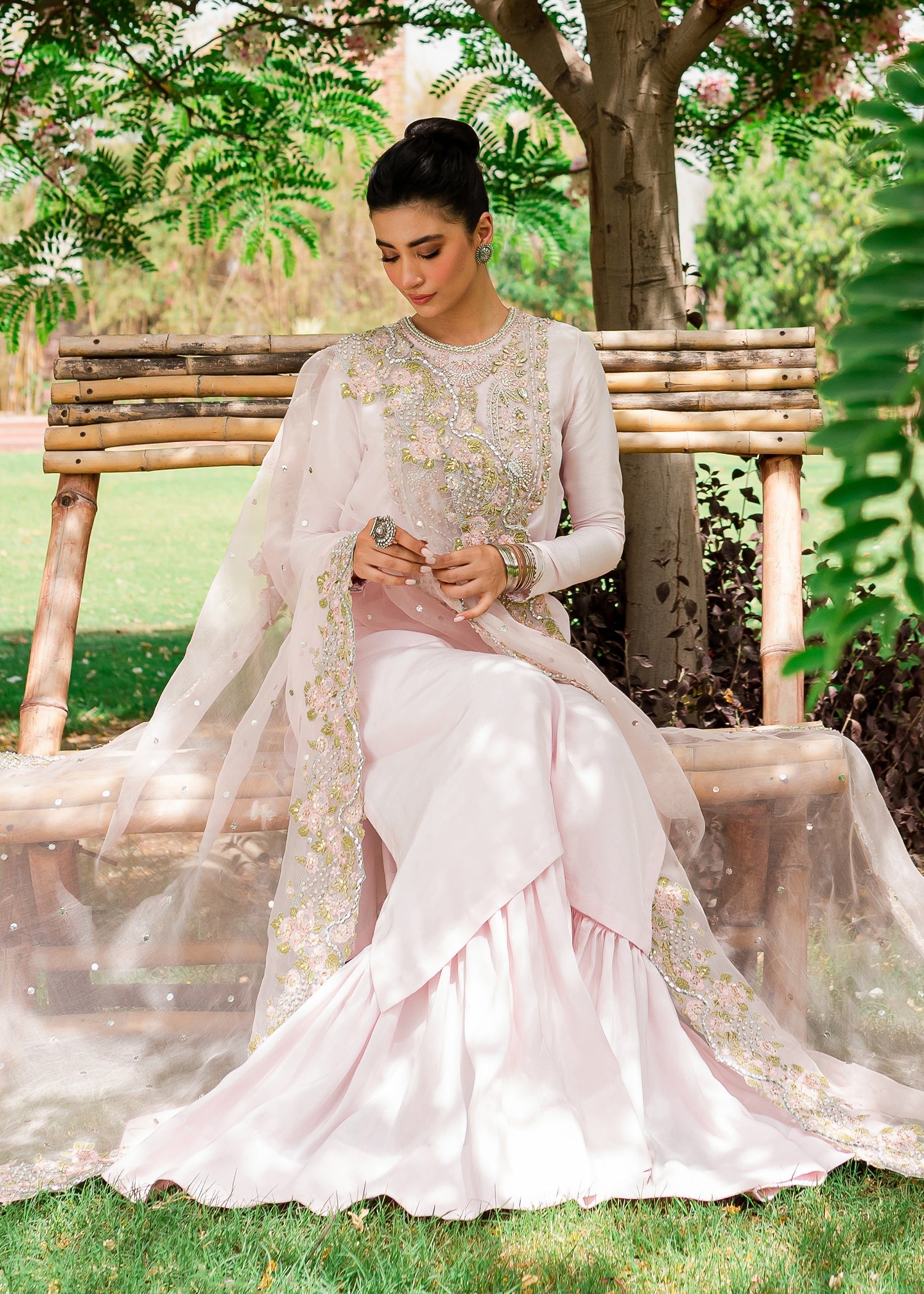 Sadaf Fawad Khan | Zinnia Festive Formals | Mehr by Designer Sadaf Fawad Khan - House of Maryam - Pakistani Designer Ethnic Wear in {{ shop.shopifyCountryName }}