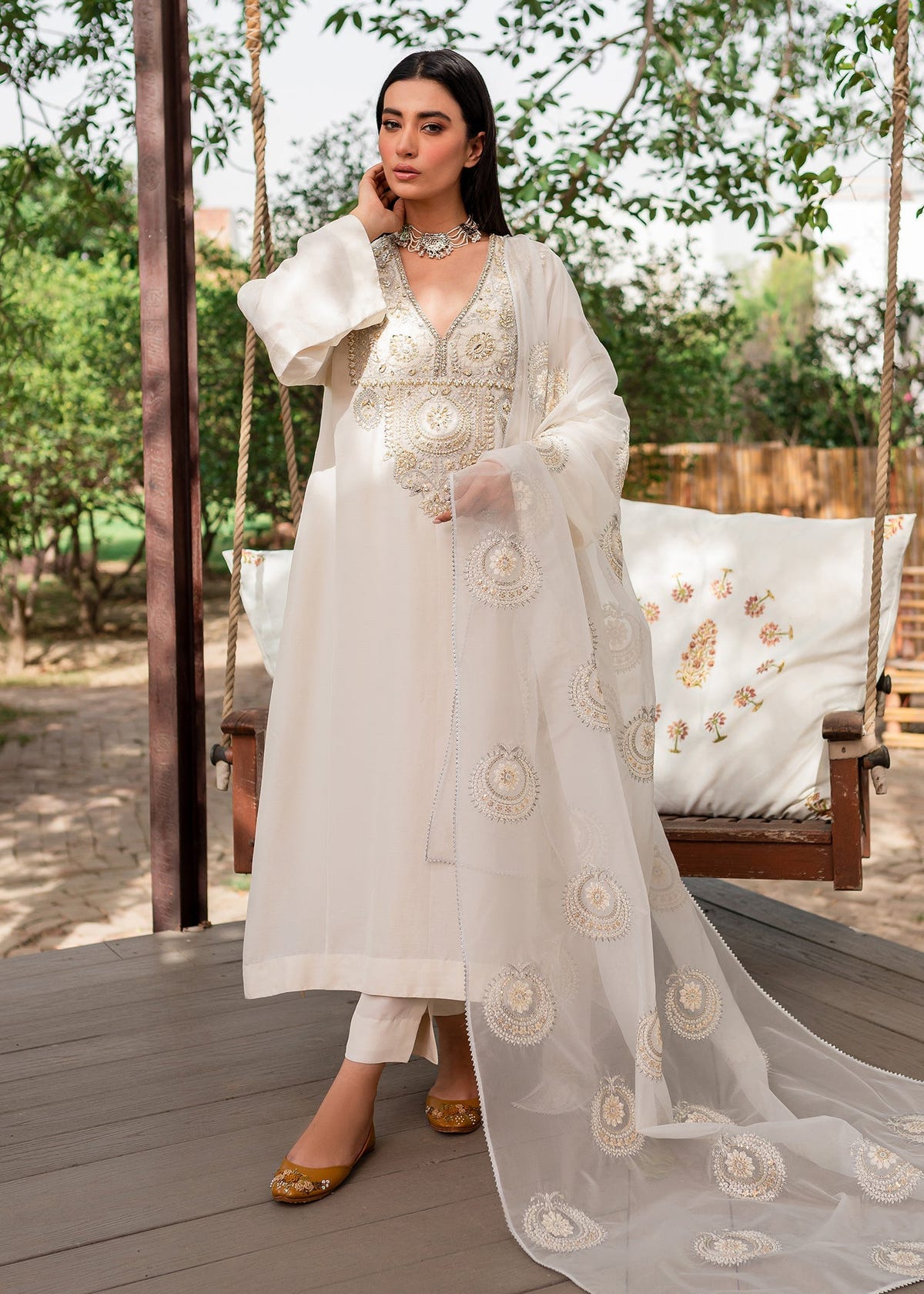 Sadaf Fawad Khan | Zinnia Festive Formals | Nysa -  Sadaf Fawad Khan Formal - Original Designer Dress - House of Maryam
