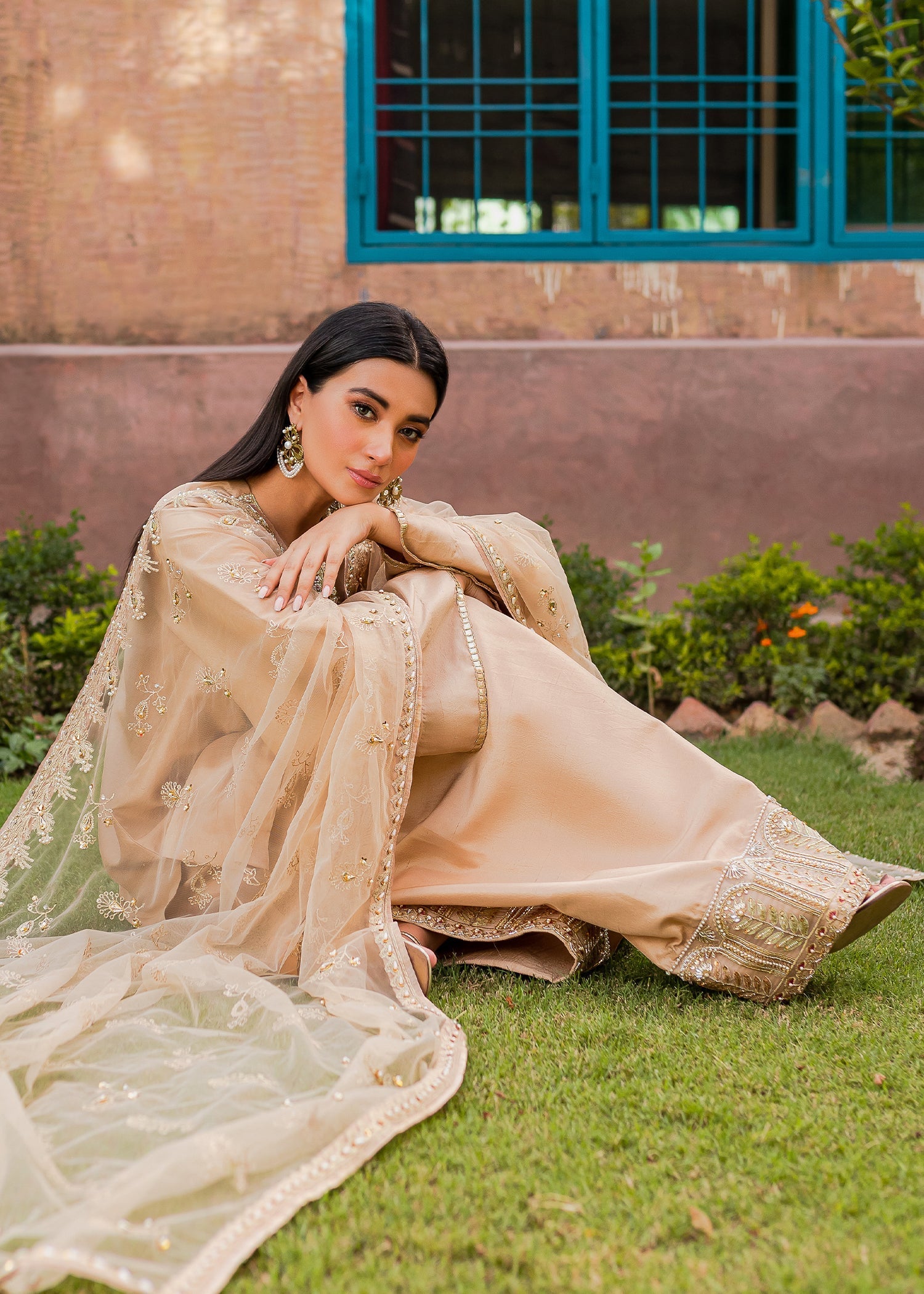 Sadaf Fawad Khan | Zinnia Festive Formals | Freya by Designer Sadaf Fawad Khan - House of Maryam - Pakistani Designer Ethnic Wear in {{ shop.shopifyCountryName }}