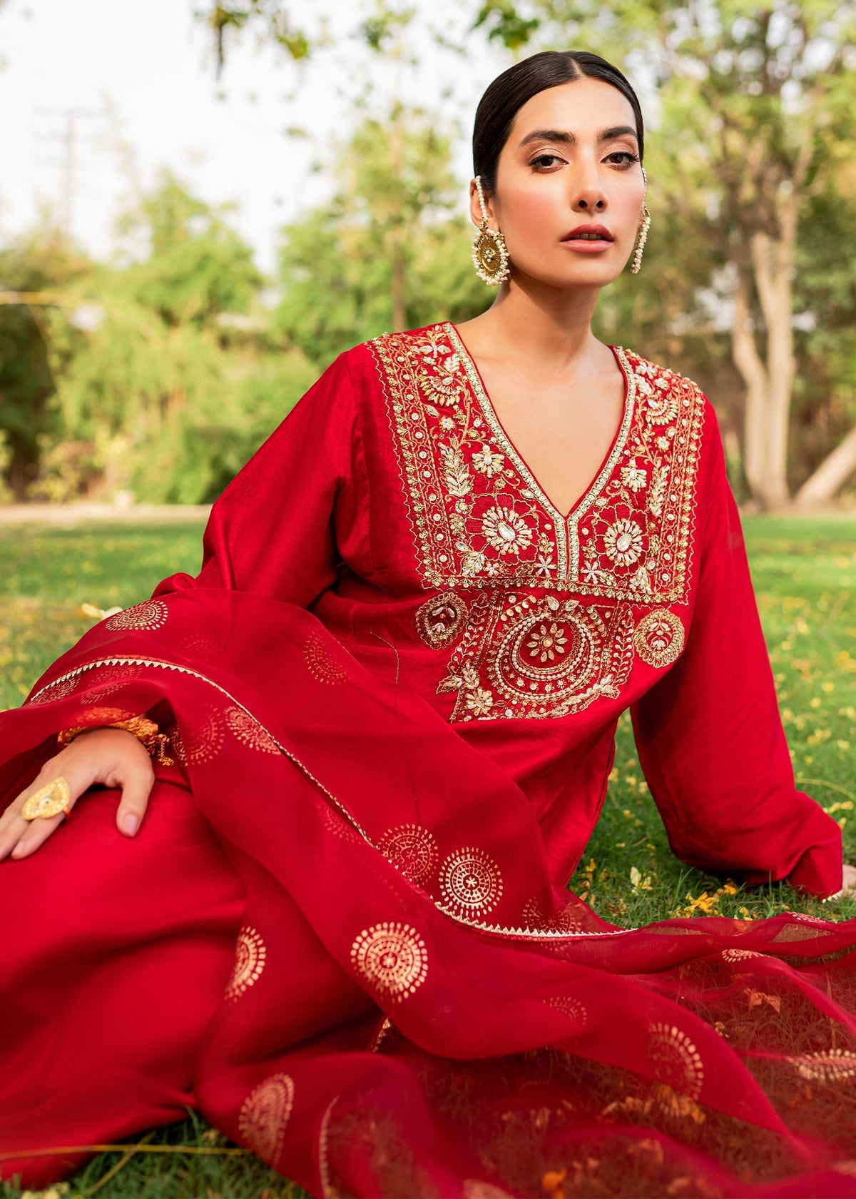 Sadaf Fawad Khan | Zinnia Festive Formals | Aalia -  Sadaf Fawad Khan Formal - Original Designer Dress - House of Maryam