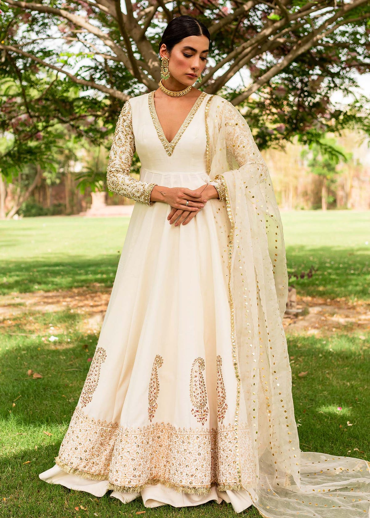 Sadaf Fawad Khan | Zinnia Festive Formals | Zene -  Sadaf Fawad Khan Formal - Original Designer Dress - House of Maryam