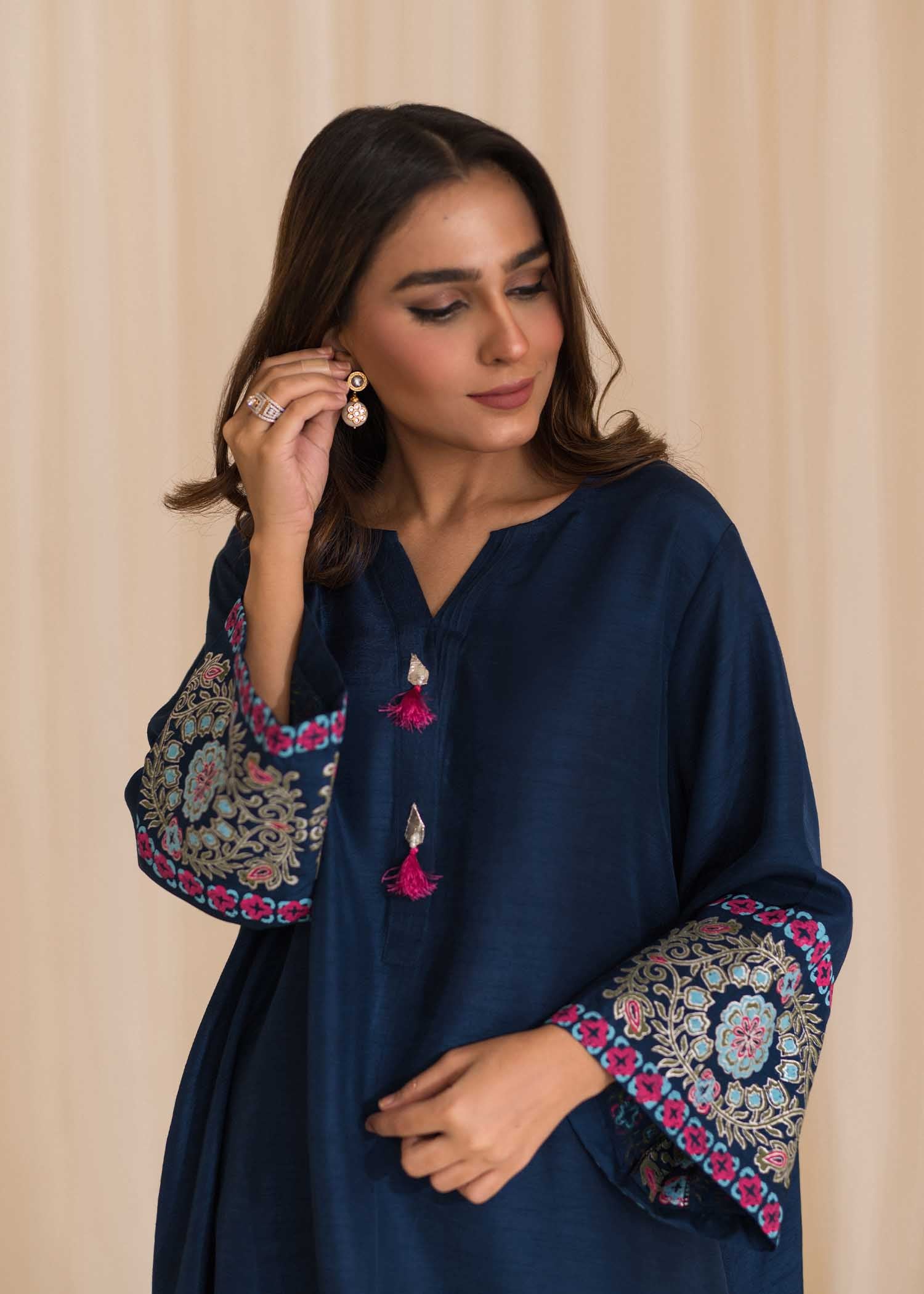 Sadaf Fawad Khan | Lyla Festive Pret | Moonlight by Designer Sadaf Fawad Khan - House of Maryam - Pakistani Designer Ethnic Wear in {{ shop.shopifyCountryName }}