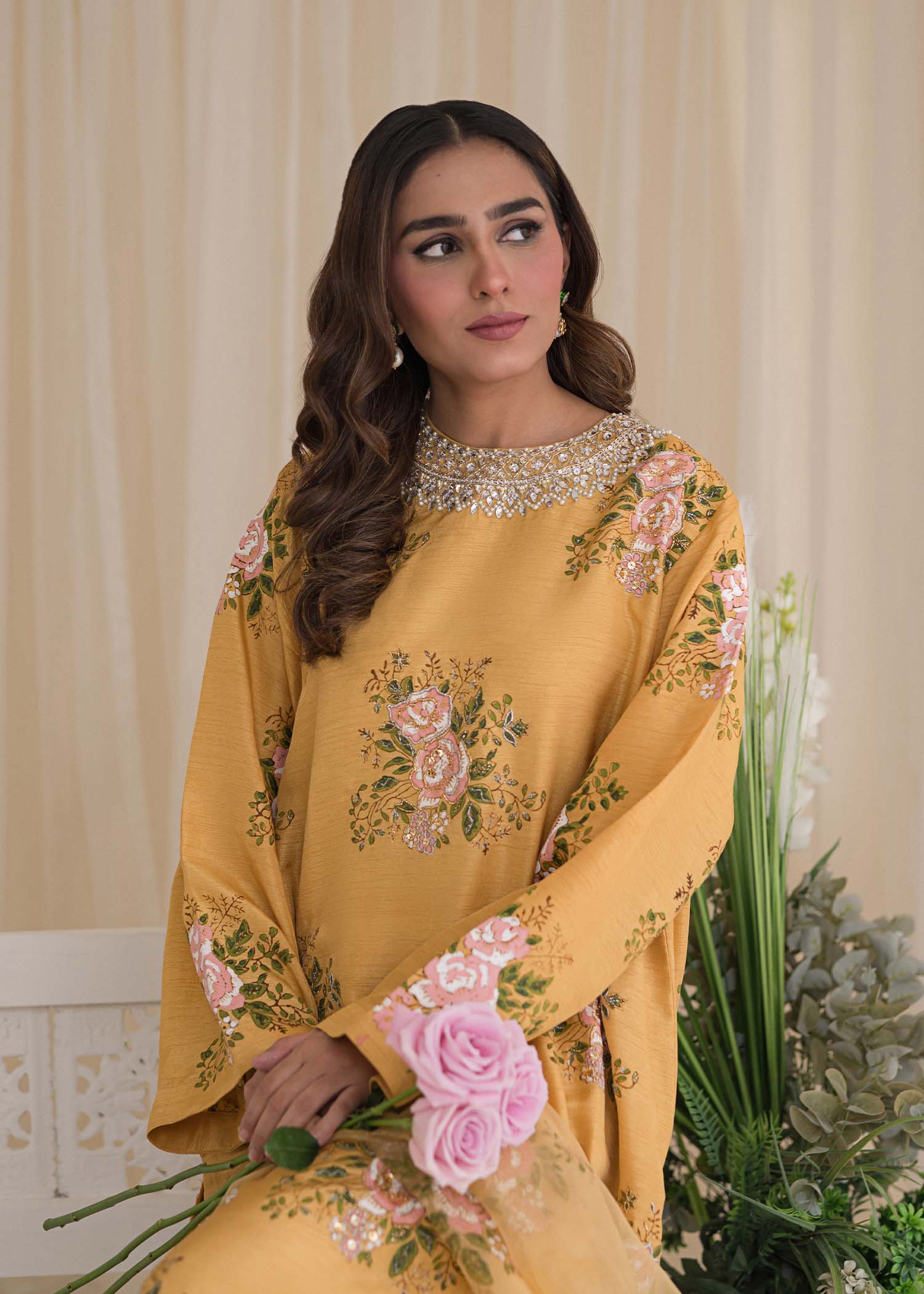 Sadaf Fawad Khan | Lyla Festive Pret | Lemon Zest by Designer Sadaf Fawad Khan - House of Maryam - Pakistani Designer Ethnic Wear in {{ shop.shopifyCountryName }}