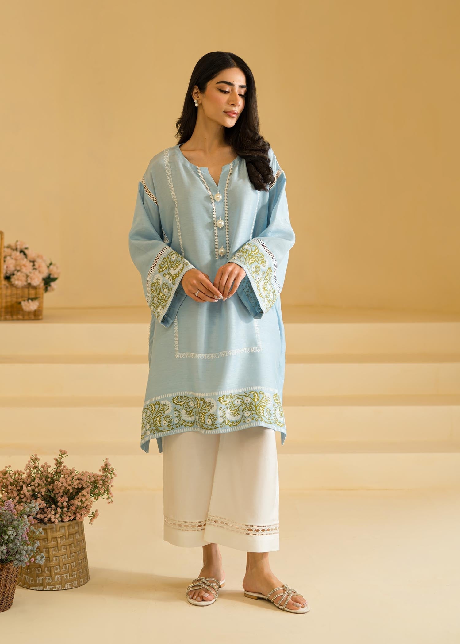 Sadaf Fawad Khan | Eid Pret 24 | Lara by Designer Sadaf Fawad Khan - House of Maryam - Pakistani Designer Ethnic Wear in {{ shop.shopifyCountryName }}