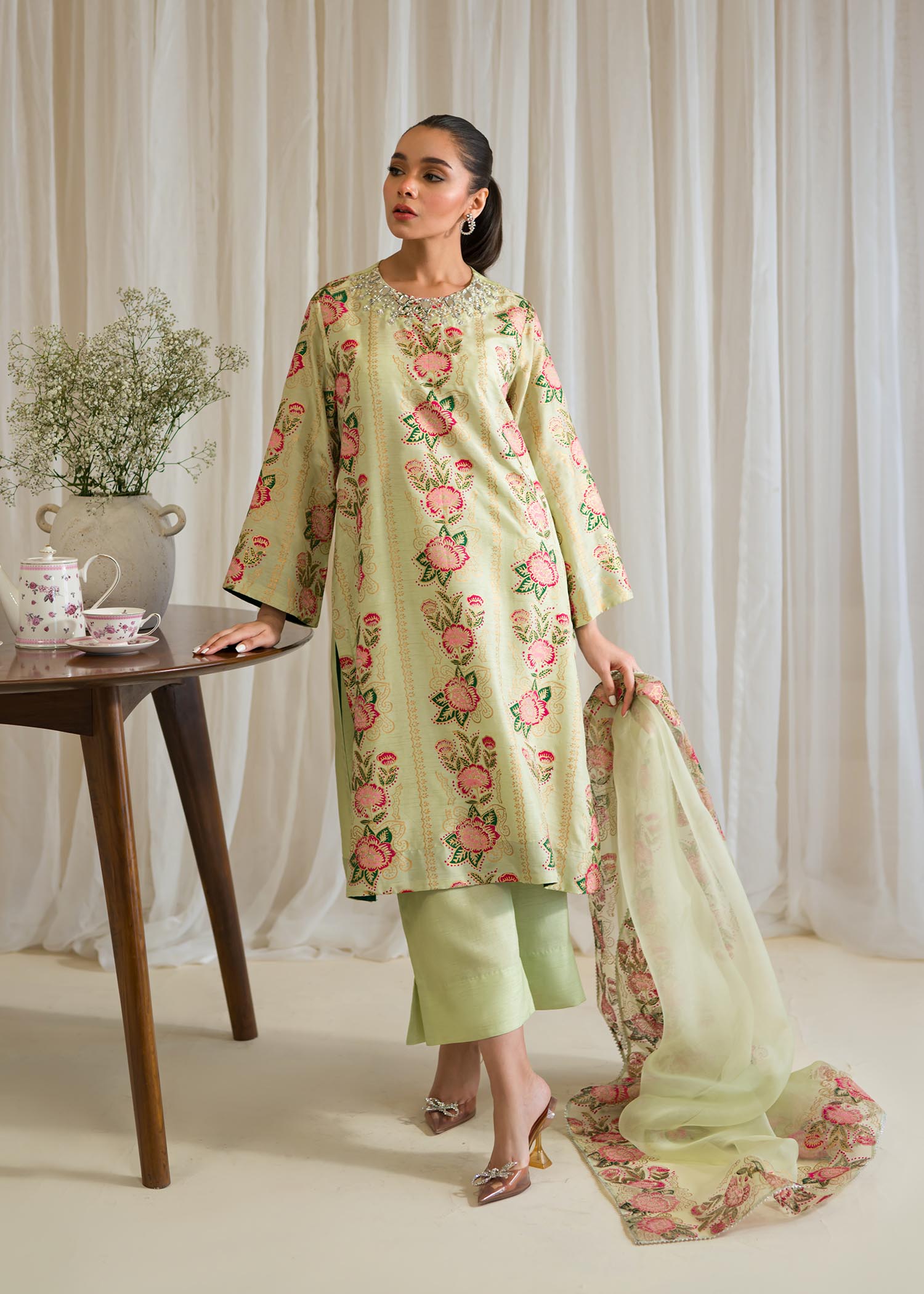 Sadaf Fawad Khan | Eid Pret 24 | Narmeen by Designer Sadaf Fawad Khan - House of Maryam - Pakistani Designer Ethnic Wear in {{ shop.shopifyCountryName }}