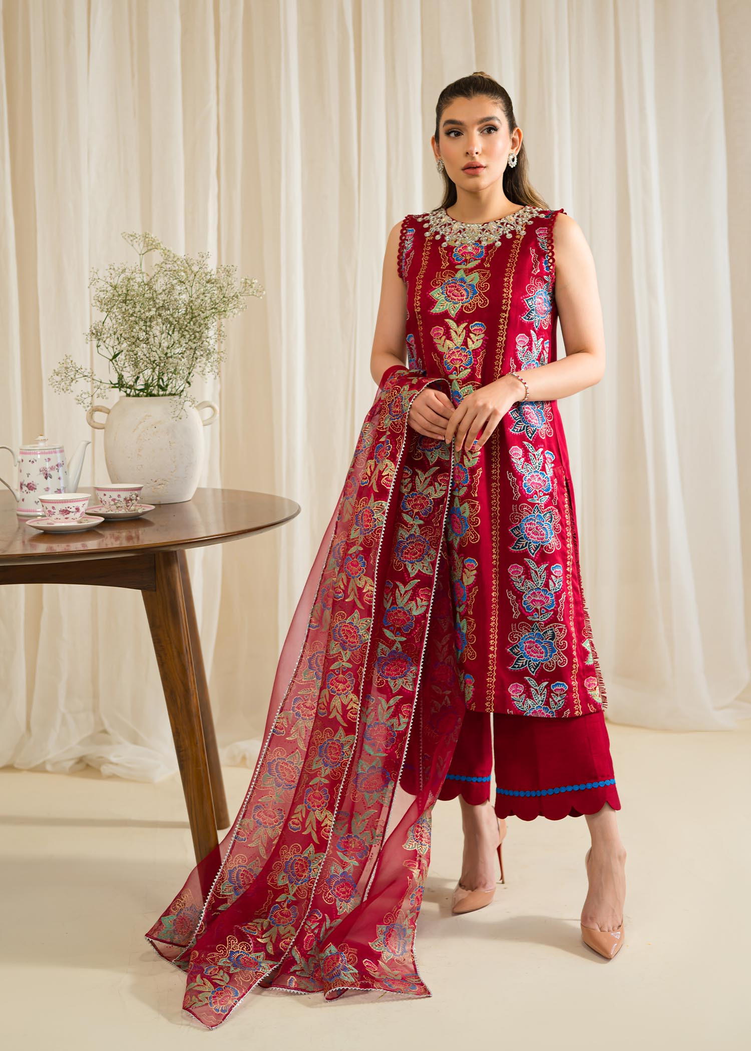 Sadaf Fawad Khan | Eid Pret 24 | Isra by Designer Sadaf Fawad Khan - House of Maryam - Pakistani Designer Ethnic Wear in {{ shop.shopifyCountryName }}