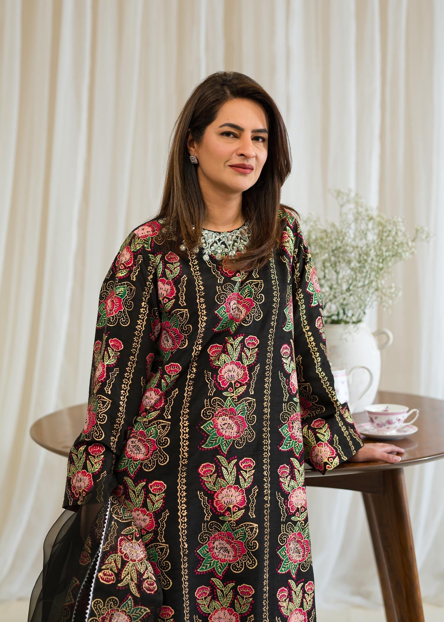 Sadaf Fawad Khan | Eid Pret 24 | Zaria by Designer Sadaf Fawad Khan - House of Maryam - Pakistani Designer Ethnic Wear in {{ shop.shopifyCountryName }}