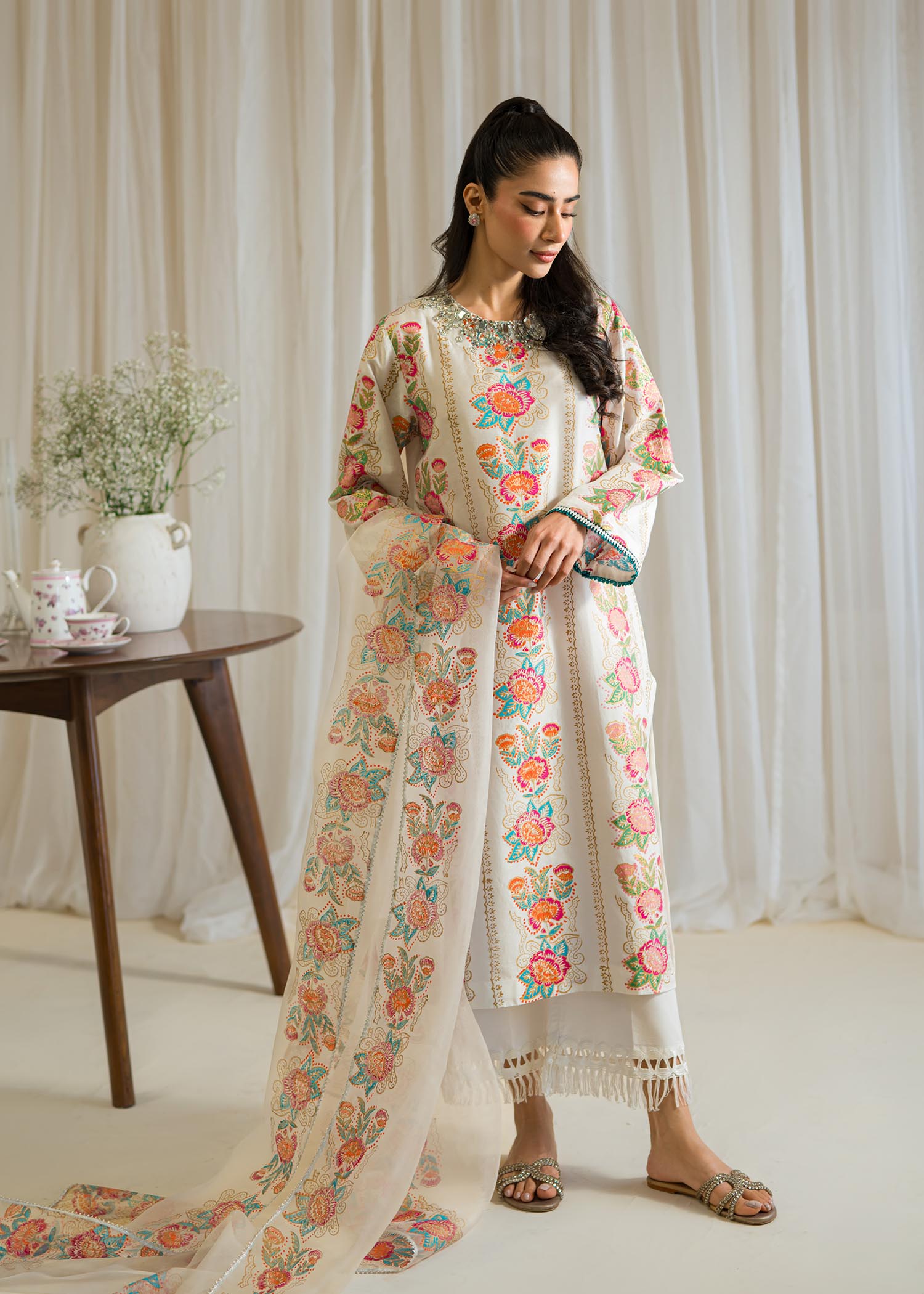 Sadaf Fawad Khan | Eid Pret 24 | Emel by Designer Sadaf Fawad Khan - House of Maryam - Pakistani Designer Ethnic Wear in {{ shop.shopifyCountryName }}