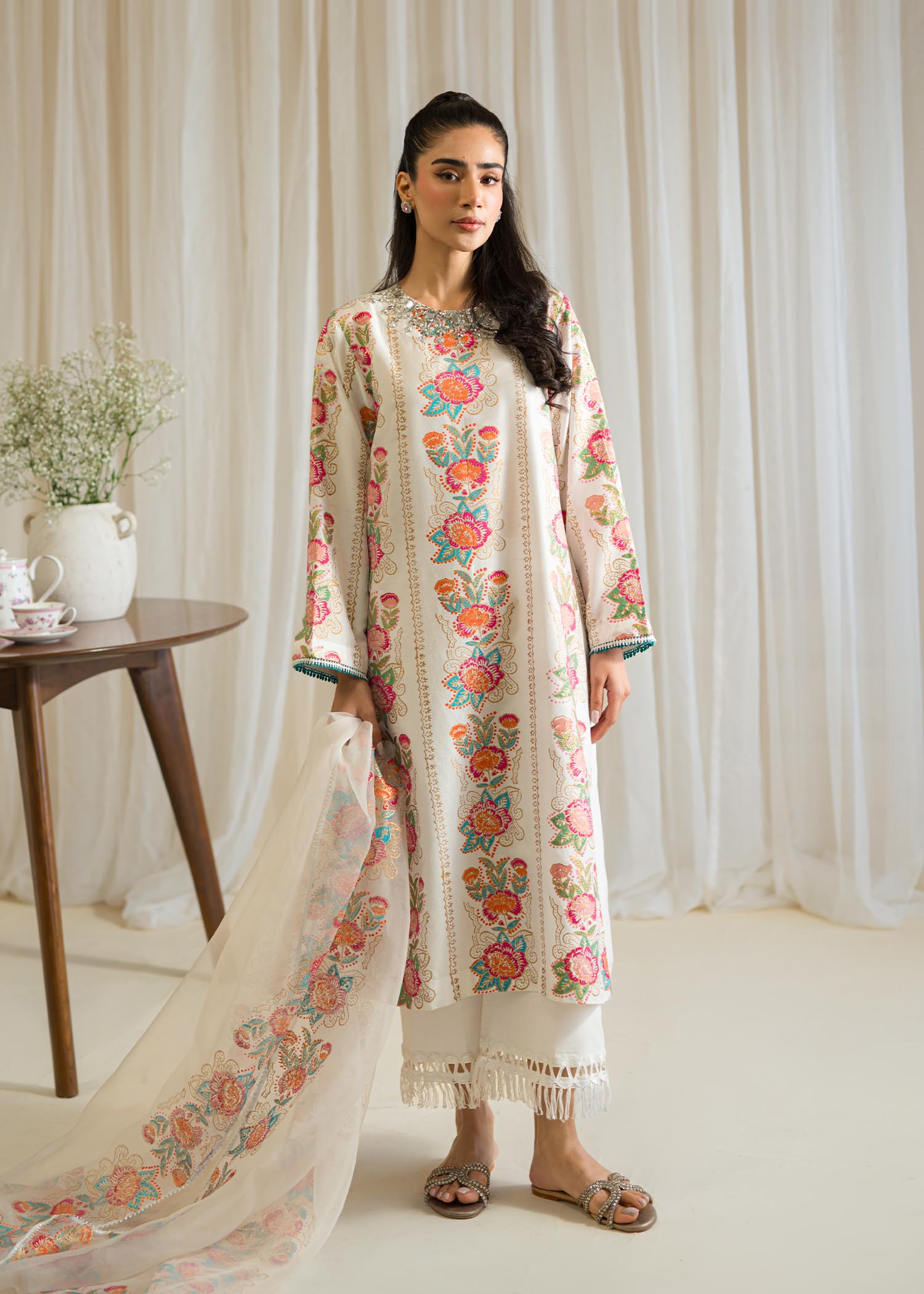 Sadaf Fawad Khan | Eid Pret 24 | Emel by Designer Sadaf Fawad Khan - House of Maryam - Pakistani Designer Ethnic Wear in {{ shop.shopifyCountryName }}