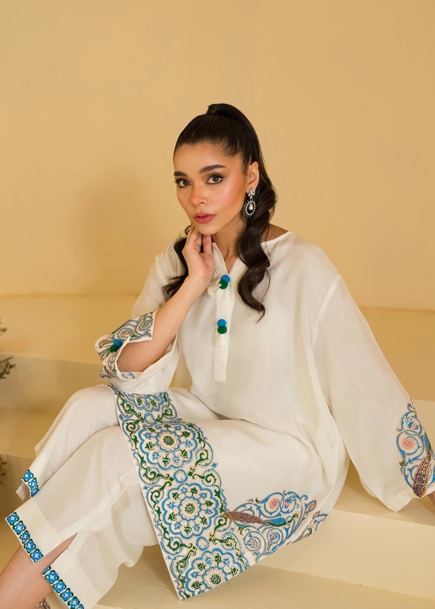 Sadaf Fawad Khan | Eid Pret 24 | Nia by Designer Sadaf Fawad Khan - House of Maryam - Pakistani Designer Ethnic Wear in {{ shop.shopifyCountryName }}