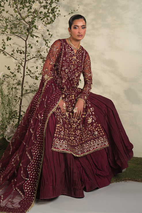 Saffron | Celeste Festive Edit 24 | Rosette -  Saffron Formal - Original Designer Dress - House of Maryam