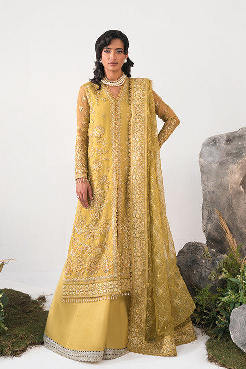 Saffron | Celeste Festive Edit 24 | Elmira -  Saffron Formal - Original Designer Dress - House of Maryam