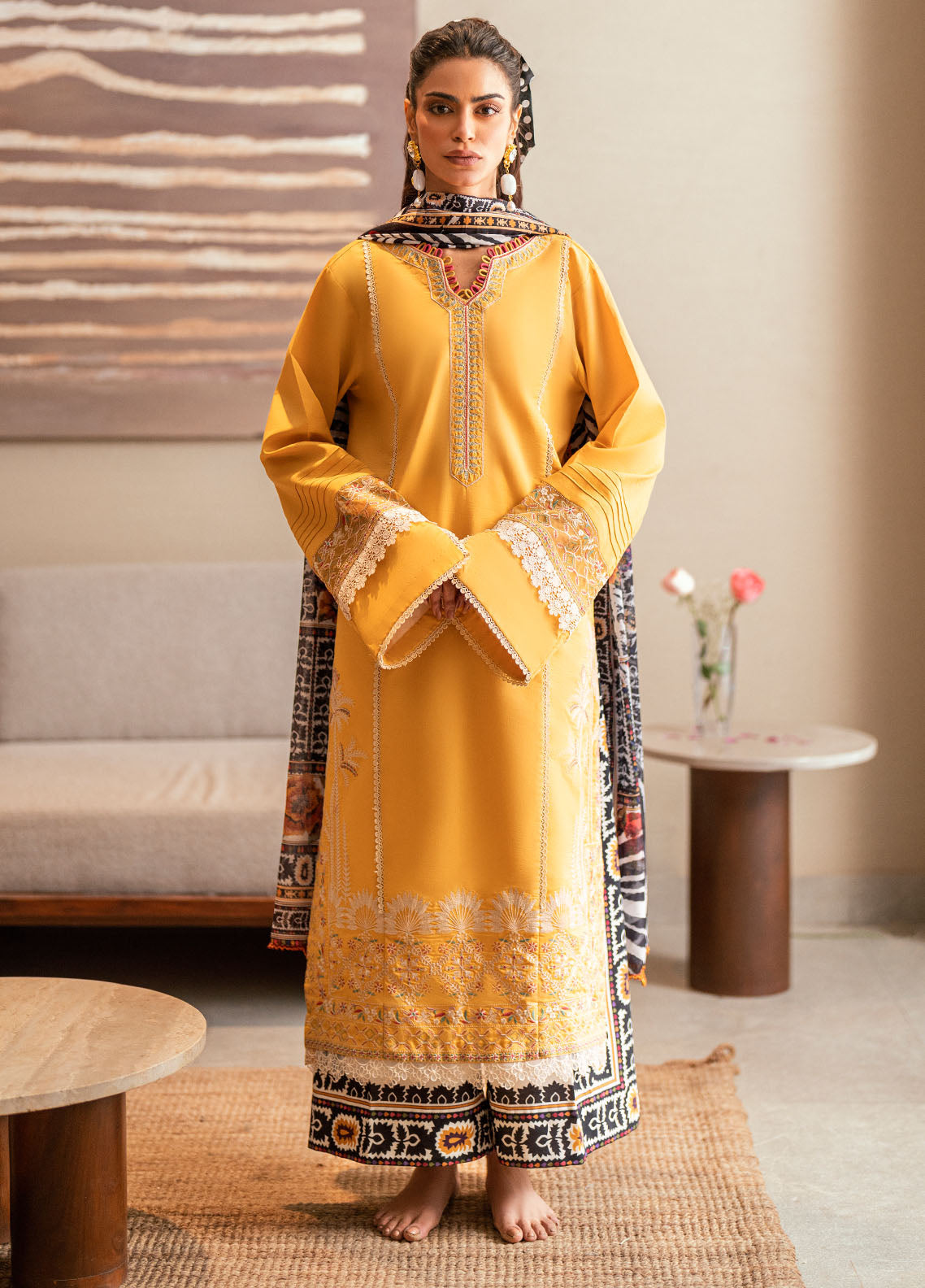 Sahane | Yaariyan Lawn Edit 25 | CT -20009 FEEHA - Yaariyan -  Sahane Ladies Clothes - Original Designer Dress - House of Maryam
