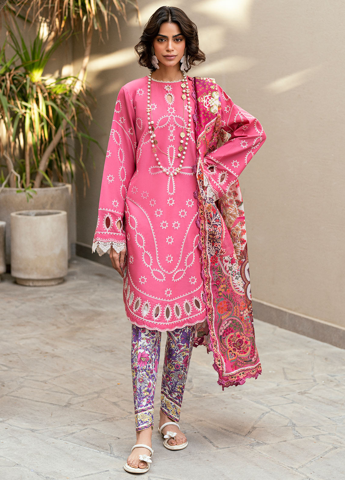 Sahane | Yaariyan Lawn Edit 25 | CT -20001 ZIRA - Yaariyan -  Sahane Ladies Clothes - Original Designer Dress - House of Maryam