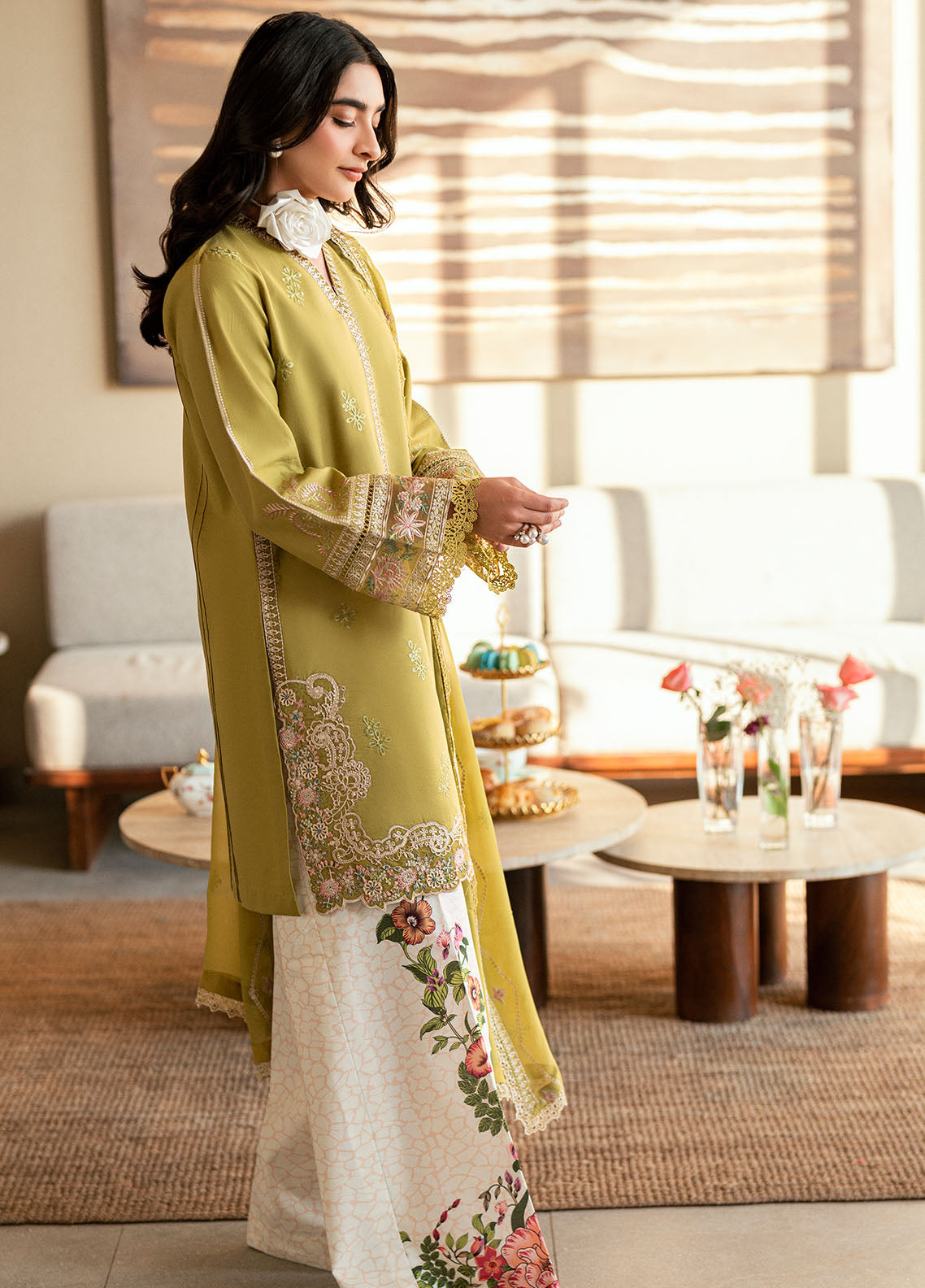 Sahane | Yaariyan Lawn Edit 25 | CT -20002 NIEVE - Yaariyan -  Sahane Ladies Clothes - Original Designer Dress - House of Maryam