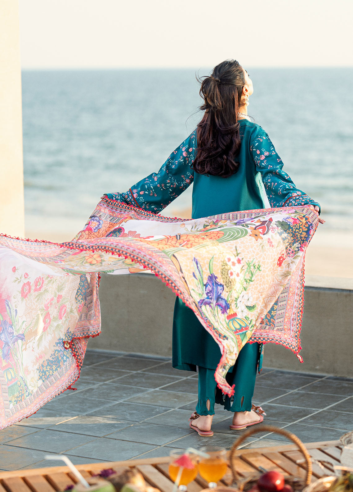 Sahane | Yaariyan Lawn Edit 25 | CT -20007 ORSA - Yaariyan -  Sahane Ladies Clothes - Original Designer Dress - House of Maryam