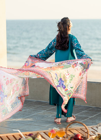 Sahane | Yaariyan Lawn Edit 25 | CT -20007 ORSA - Yaariyan -  Sahane Ladies Clothes - Original Designer Dress - House of Maryam