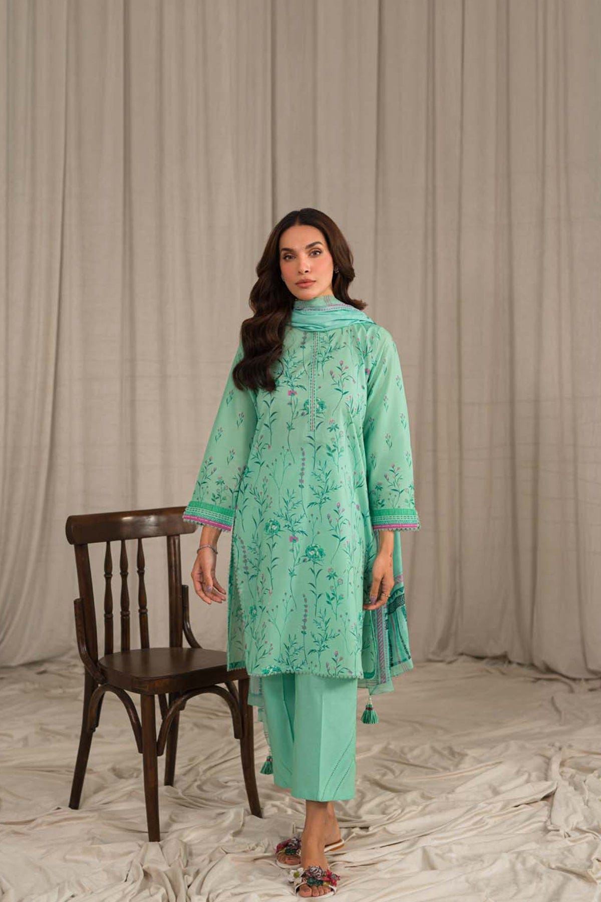 Sahar | Print Edit SS24 | P-13 -  Sahar Luxury - Original Designer Dress - House of Maryam