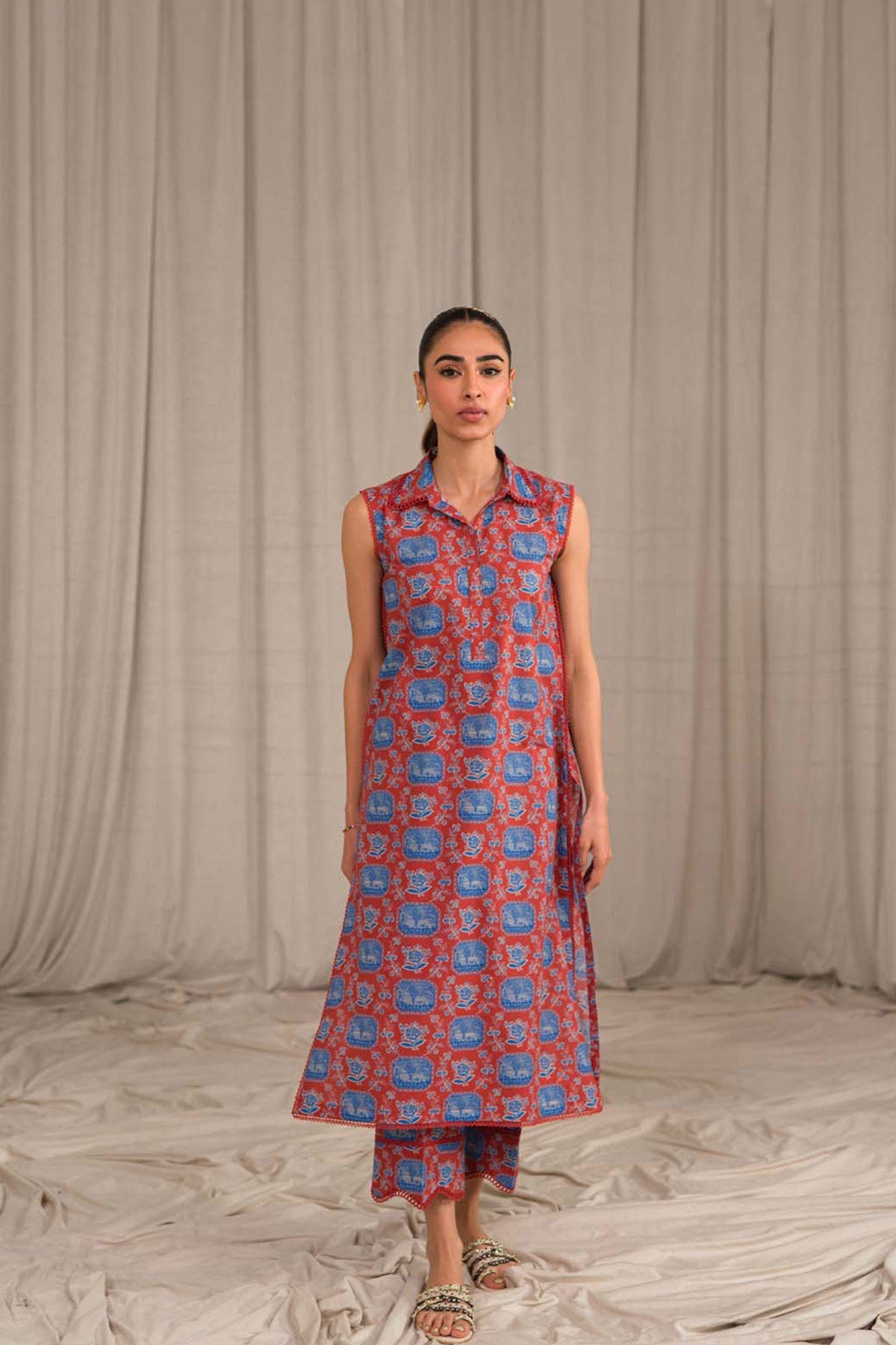 Sahar | Print Edit SS24 | P-04 -  Sahar Luxury - Original Designer Dress - House of Maryam