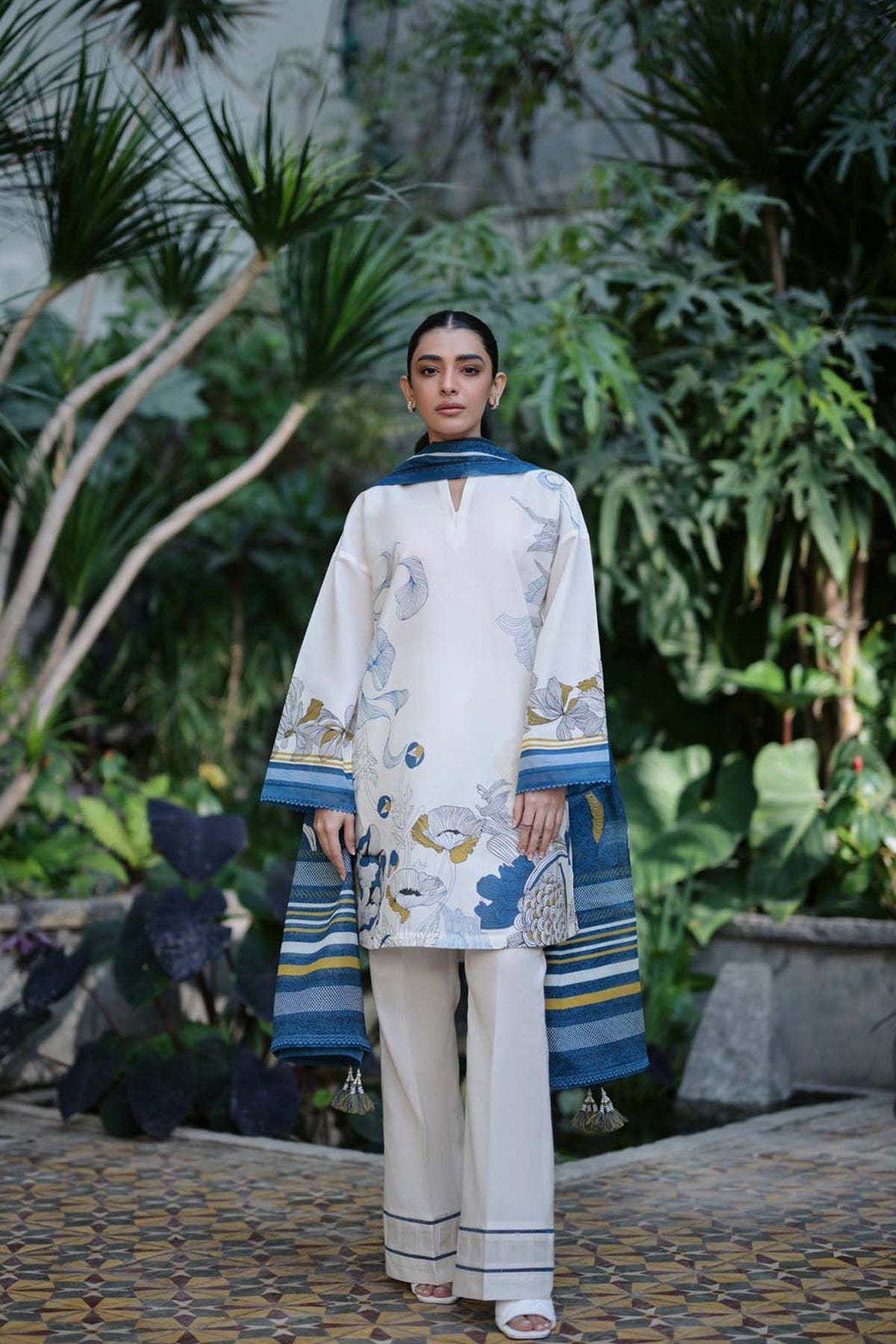 Sahar | Print Edit SS24 | P-14 -  Sahar Luxury - Original Designer Dress - House of Maryam