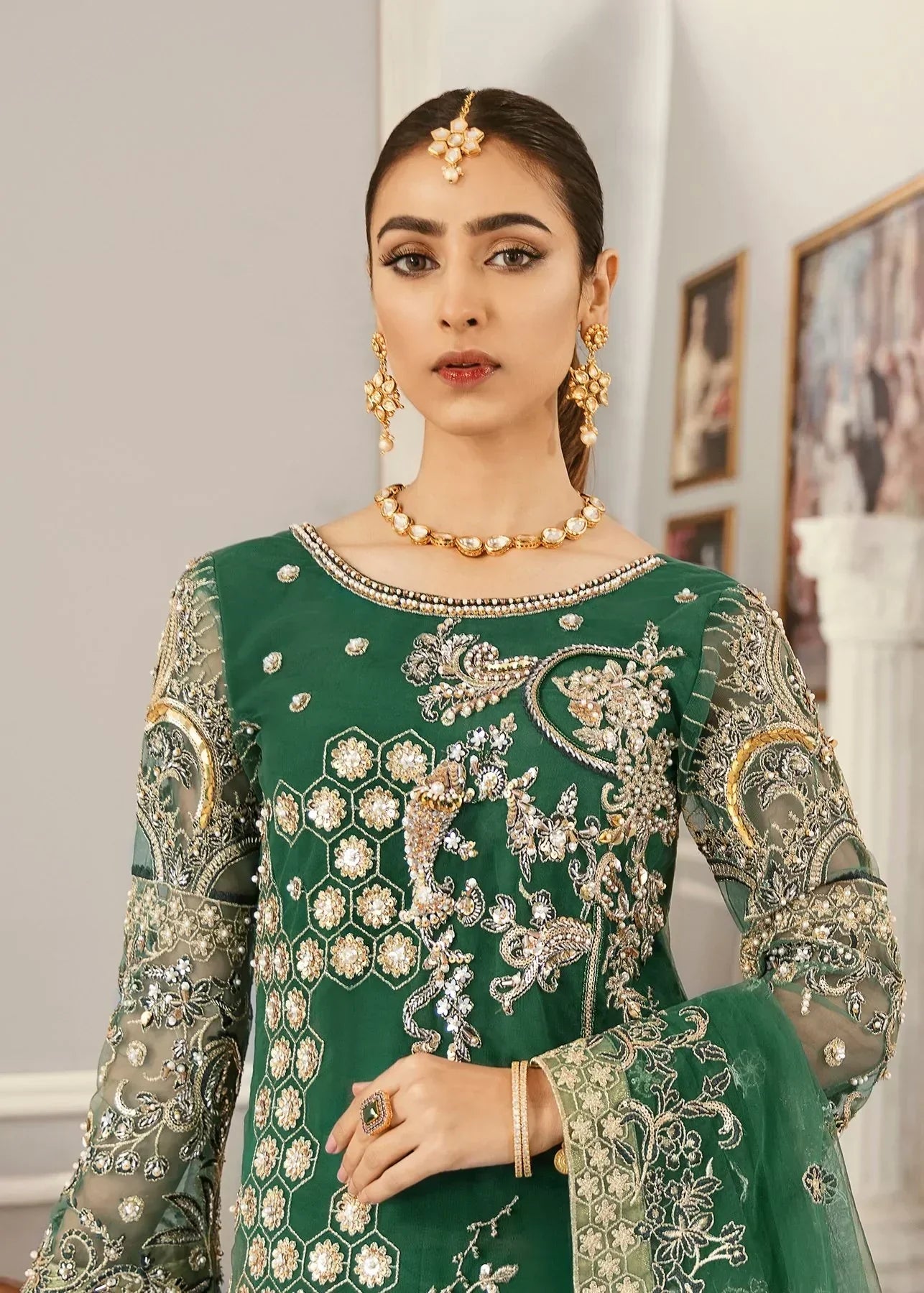 Akbar Aslam | Formal Collection 2021 | Anastasia by Designer Akbar Aslam - House of Maryam - Pakistani Designer Ethnic Wear in {{ shop.shopifyCountryName }}
