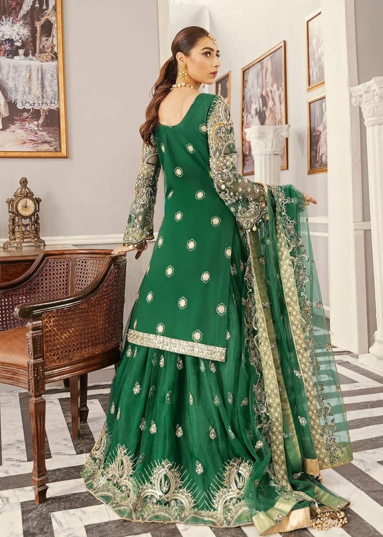 Akbar Aslam | Formal Collection 2021 | Anastasia by Designer Akbar Aslam - House of Maryam - Pakistani Designer Ethnic Wear in {{ shop.shopifyCountryName }}