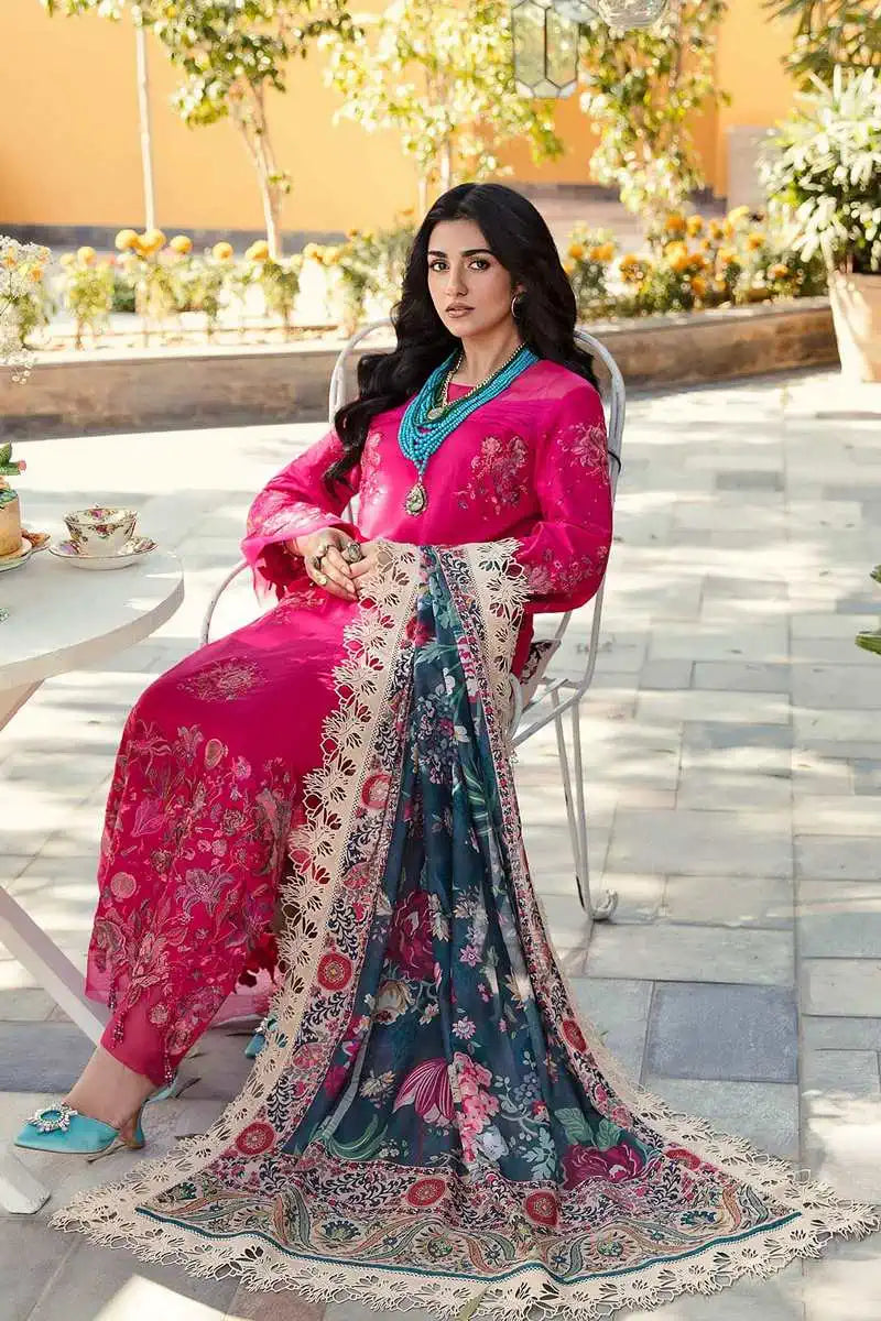 Nilofer Shahid | Luxury Lawn 2023 | Alyana -  Nilofer Shahid Luxury - Original Designer Dress - House of Maryam