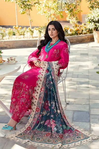 Nilofer Shahid | Luxury Lawn 2023 | Alyana -  Nilofer Shahid Luxury - Original Designer Dress - House of Maryam