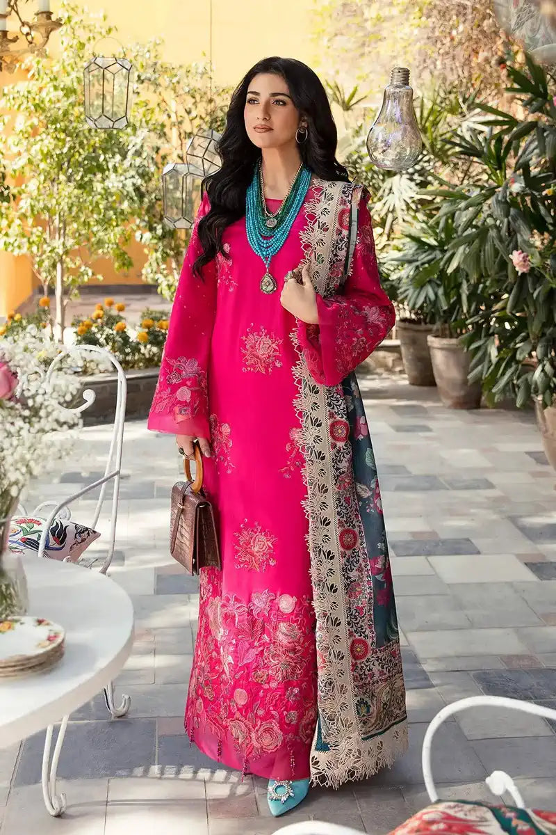 Nilofer Shahid | Luxury Lawn 2023 | Alyana -  Nilofer Shahid Luxury - Original Designer Dress - House of Maryam