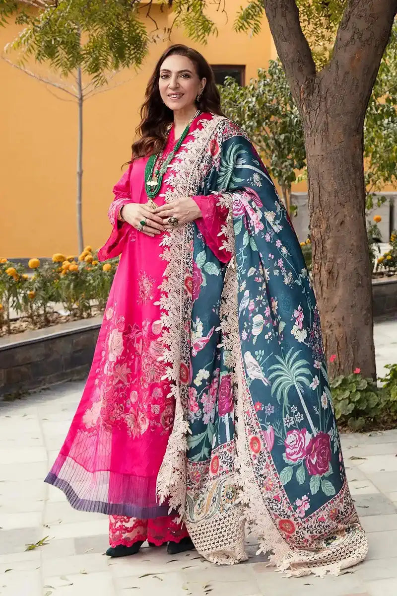 Nilofer Shahid | Luxury Lawn 2023 | Alyana -  Nilofer Shahid Luxury - Original Designer Dress - House of Maryam
