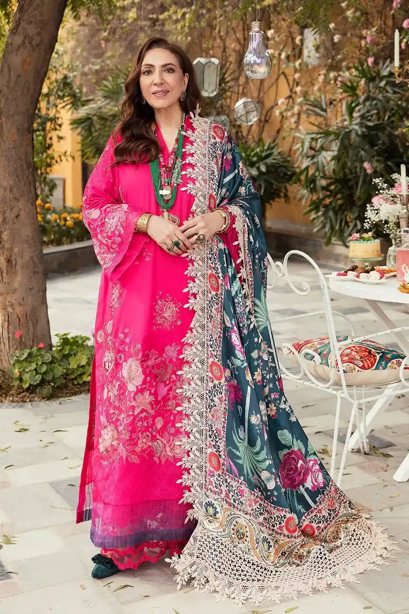 Nilofer Shahid | Luxury Lawn 2023 | Alyana -  Nilofer Shahid Luxury - Original Designer Dress - House of Maryam