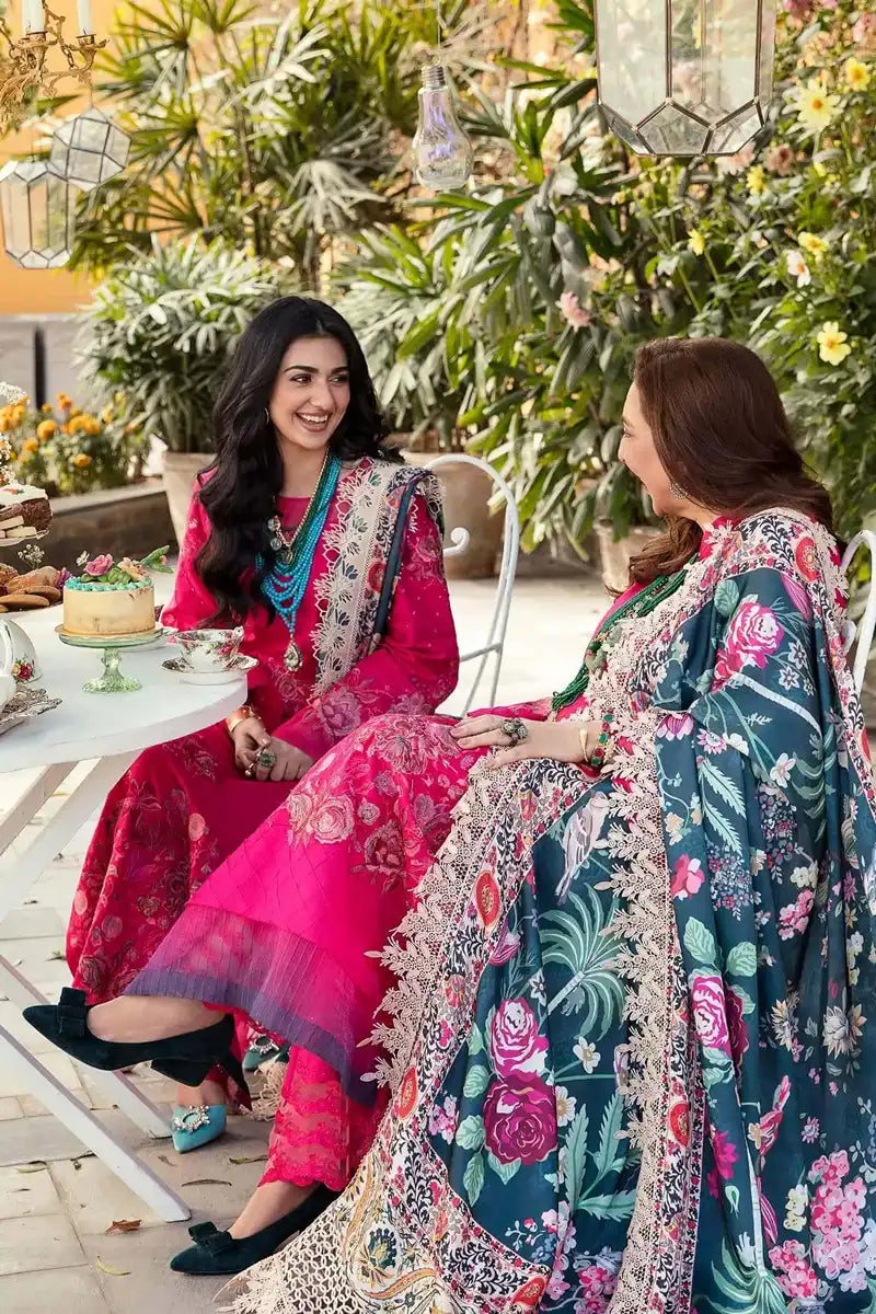 Nilofer Shahid | Luxury Lawn 2023 | Alyana -  Nilofer Shahid Luxury - Original Designer Dress - House of Maryam