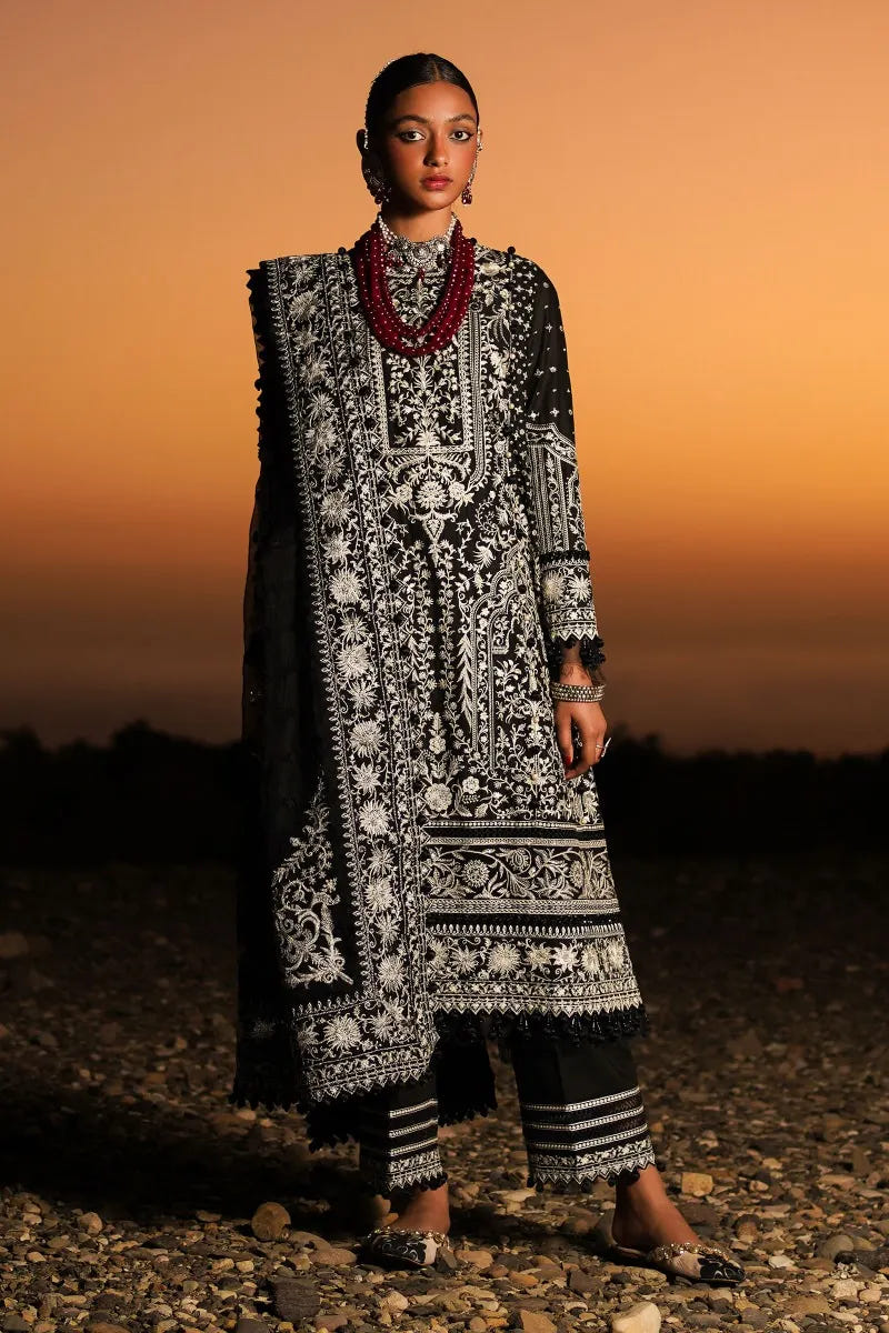 Sana Safinaz | Luxury Lawn 2023 | L231-008A-CZ -  Sana Safinaz Luxury - Original Designer Dress - House of Maryam