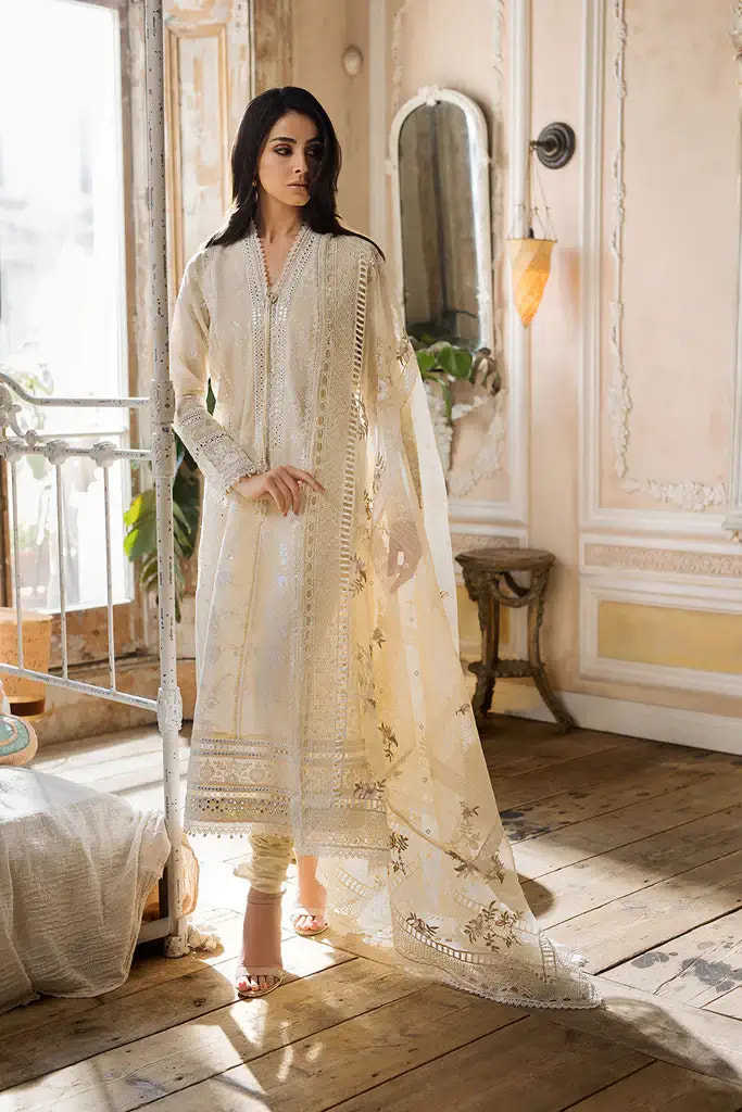 Sobia Nazir | Luxury Lawn 2023 | 11A -  Sobia Nazir Luxury - Original Designer Dress - House of Maryam