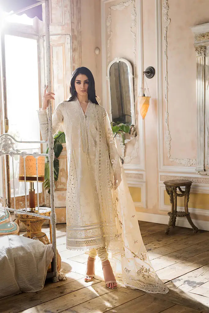 Sobia Nazir | Luxury Lawn 2023 | 11A -  Sobia Nazir Luxury - Original Designer Dress - House of Maryam