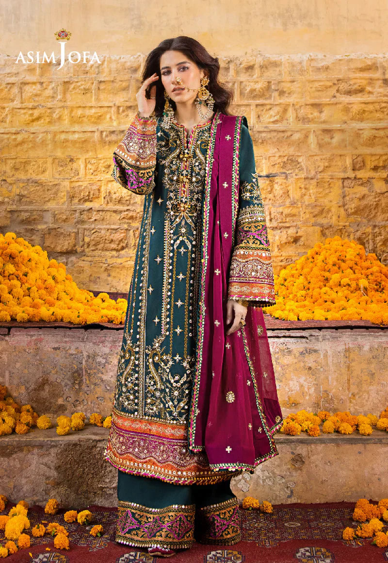 Asim Jofa | Luxury Lawn 2023 | AJLR-25 by Designer Asim Jofa - House of Maryam - Pakistani Designer Ethnic Wear in {{ shop.shopifyCountryName }}