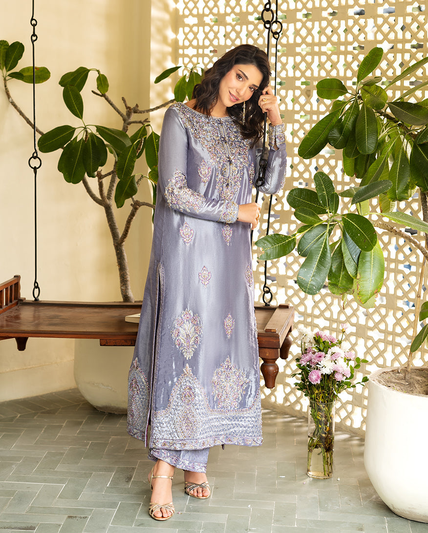 Mushq | Sunehri Lama Silk | Samiya, image 5