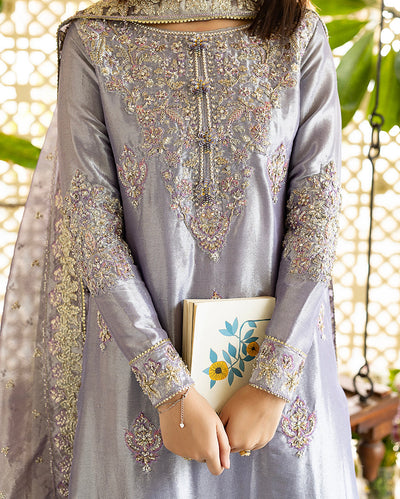 Mushq | Sunehri Lama Silk | Samiya