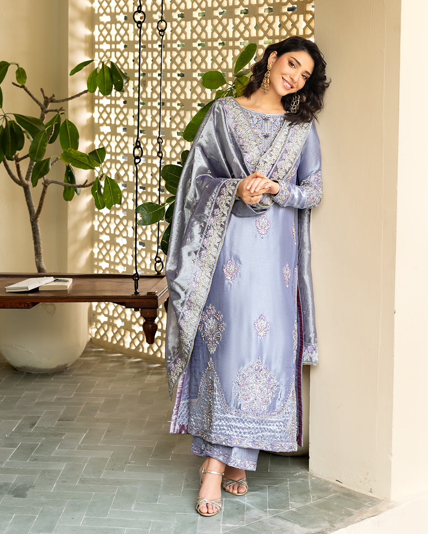 Mushq | Sunehri Lama Silk | Samiya, image 4