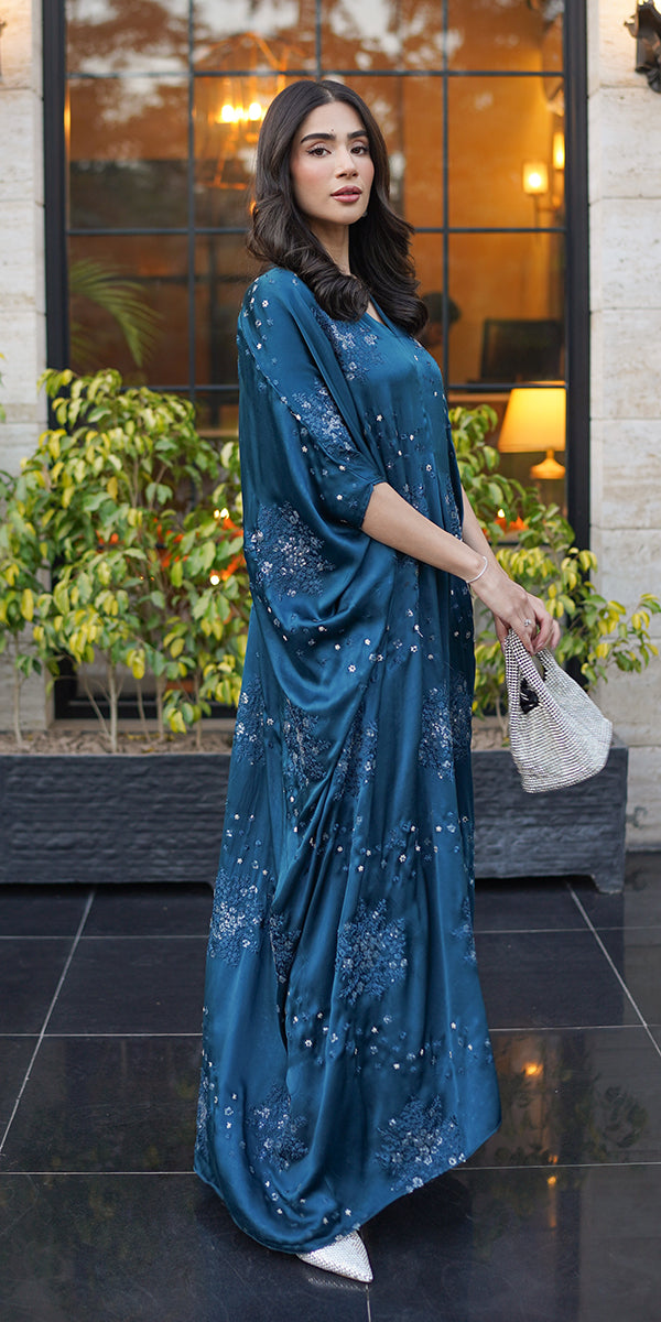 Erum Khan | Velvet Wisper | Dusky Horizon -  Erum Khan Ladies Clothes - Original Designer Dress - House of Maryam