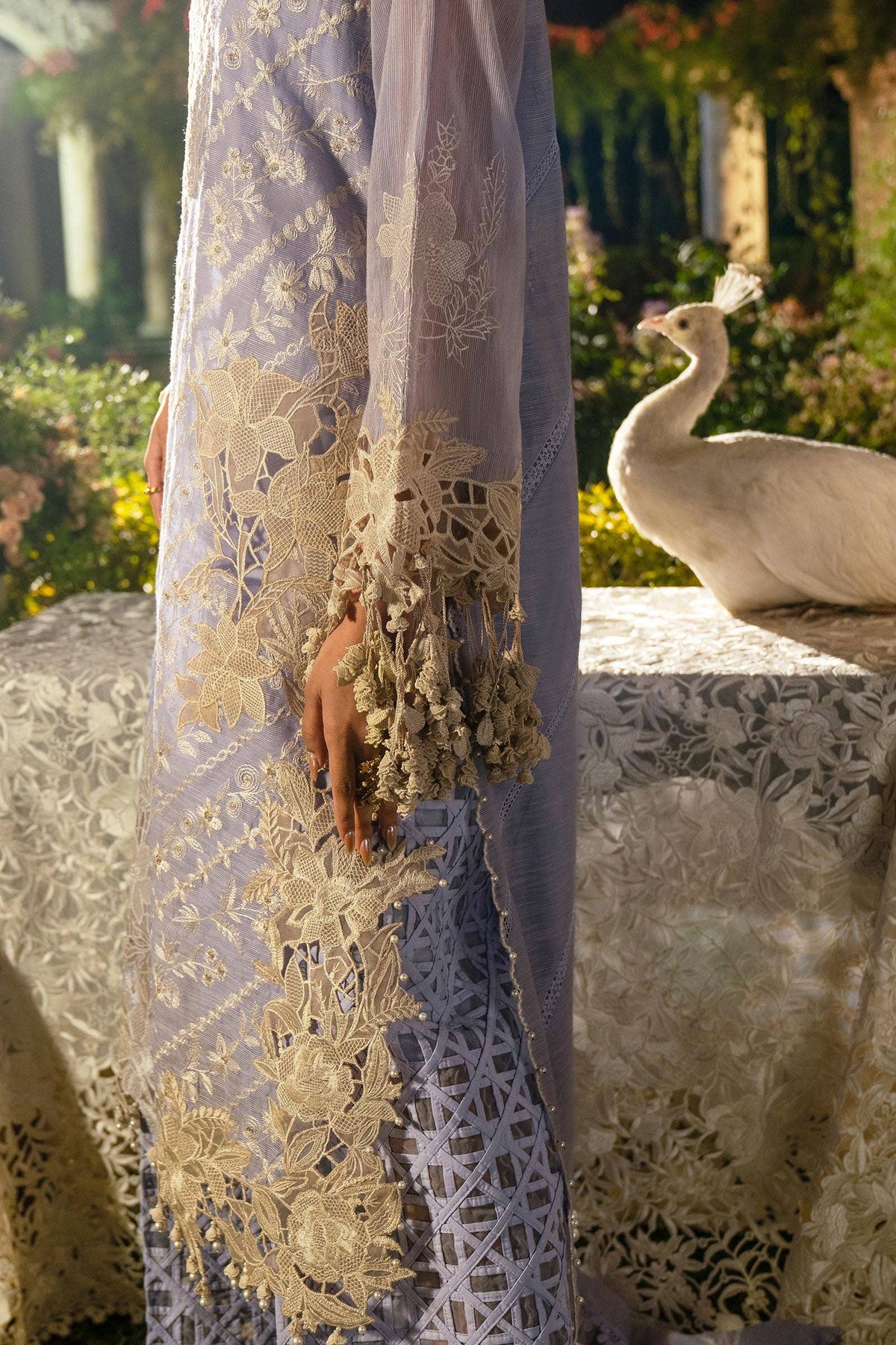 Sana Safinaz | Luxury Collection 24 | L241-010B-3CV -  Sana Safinaz Luxury - Original Designer Dress - House of Maryam