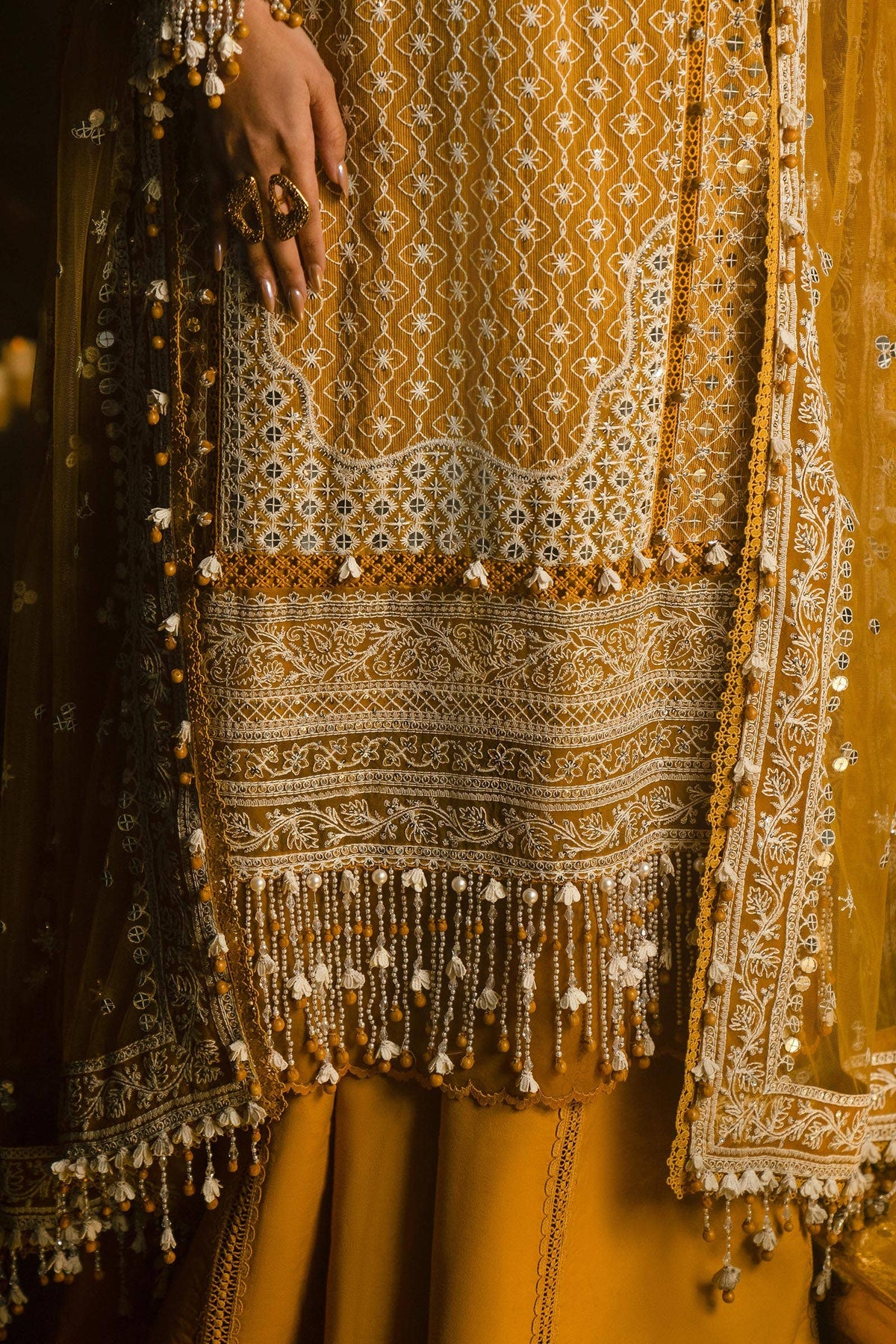Sana Safinaz | Luxury Collection 24 | L241-002B-3CT -  Sana Safinaz Luxury - Original Designer Dress - House of Maryam