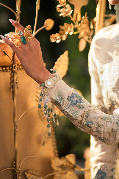 Sana Safinaz | Luxury Collection 24 | L241-003A-3CT -  Sana Safinaz Luxury - Original Designer Dress - House of Maryam