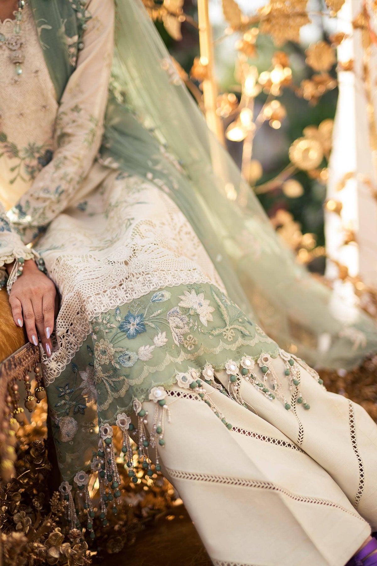 Sana Safinaz | Luxury Collection 24 | L241-003A-3CT -  Sana Safinaz Luxury - Original Designer Dress - House of Maryam