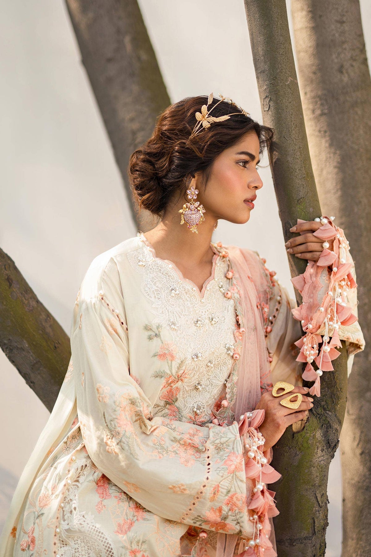 Sana Safinaz | Luxury Collection 24 | L241-003B-3CT -  Sana Safinaz Luxury - Original Designer Dress - House of Maryam