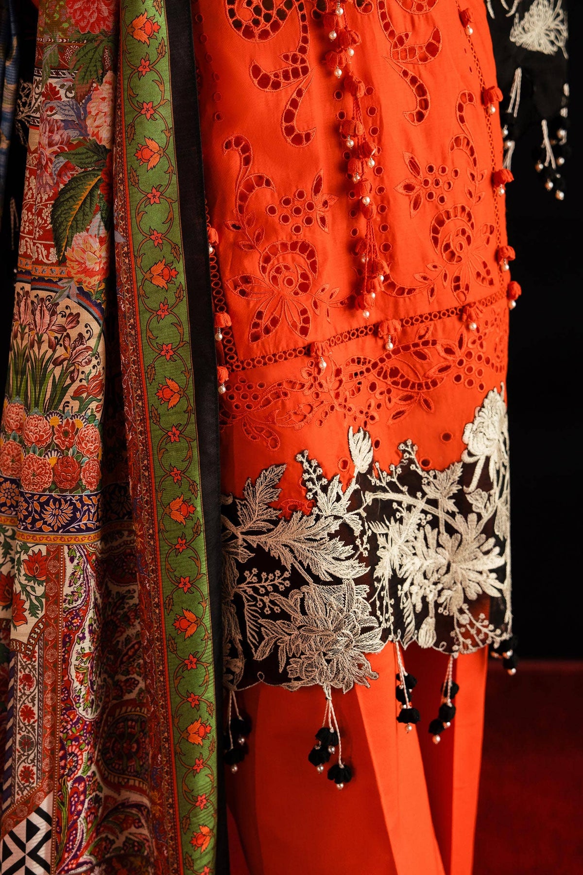 Sana Safinaz | Luxury Collection 24 | L241-001A-3CL -  Sana Safinaz Luxury - Original Designer Dress - House of Maryam