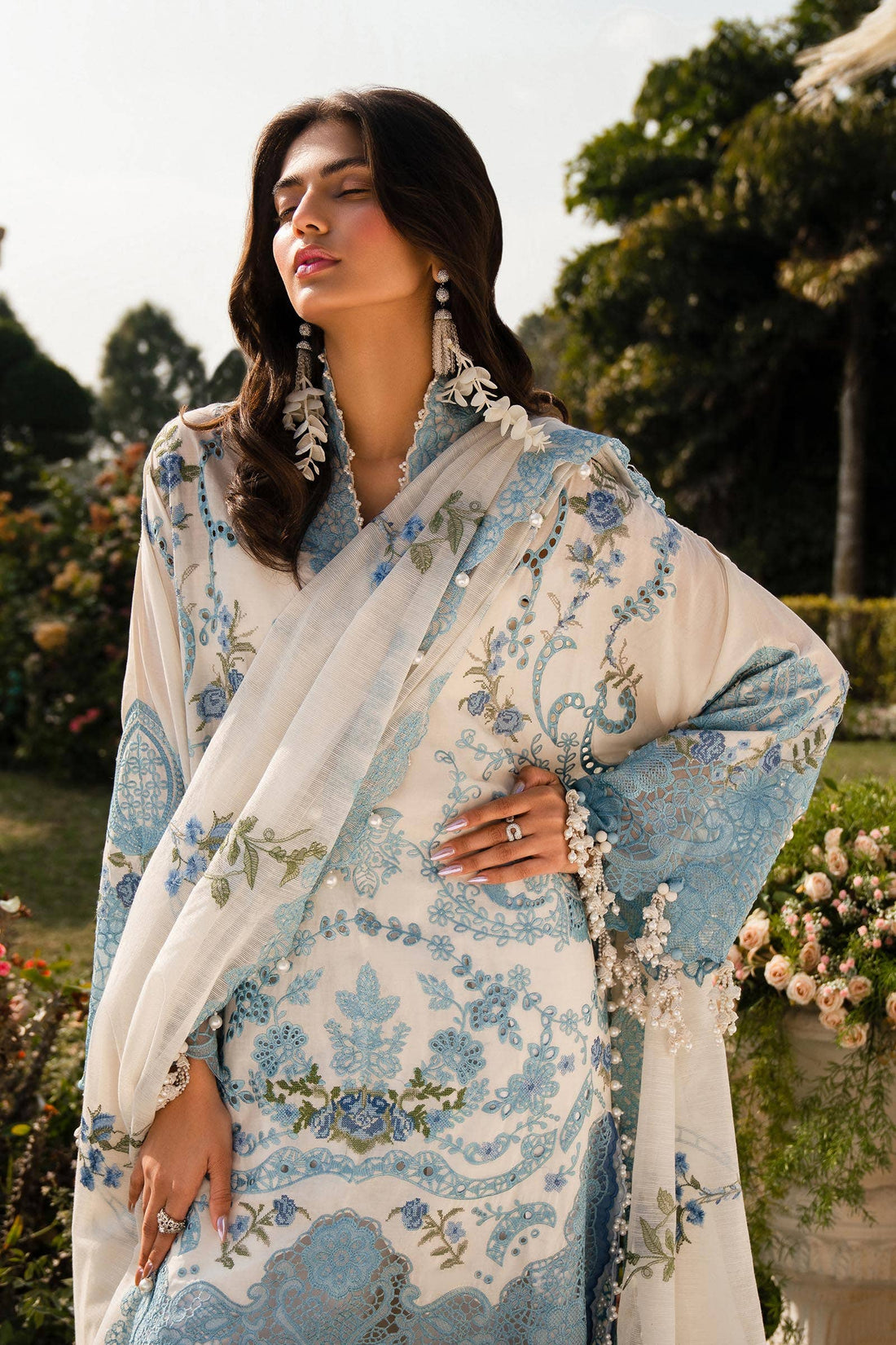 Sana Safinaz | Luxury Collection 24 | L241-004A-3CV by Designer Sana Safinaz - House of Maryam - Pakistani Designer Ethnic Wear in {{ shop.shopifyCountryName }}