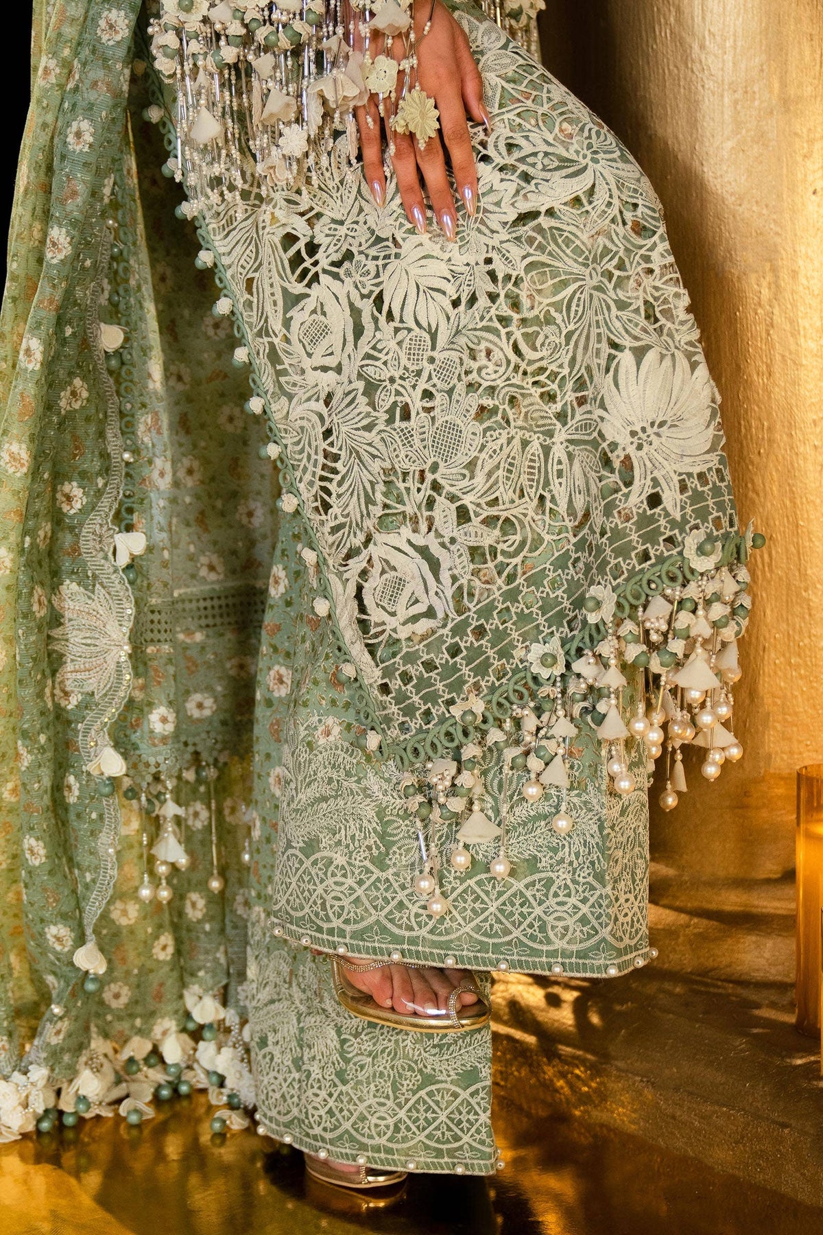 Sana Safinaz | Luxury Collection 24 | L241-005B-3CU -  Sana Safinaz Luxury - Original Designer Dress - House of Maryam