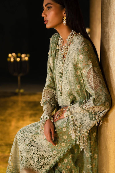 Sana Safinaz | Luxury Collection 24 | L241-005B-3CU -  Sana Safinaz Luxury - Original Designer Dress - House of Maryam
